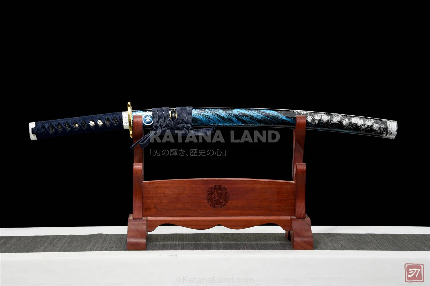 Blue Yōkai Blade Katana with T10 Steel Blade