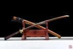 Elegant Red Blade Shichiri-Kōka Katana