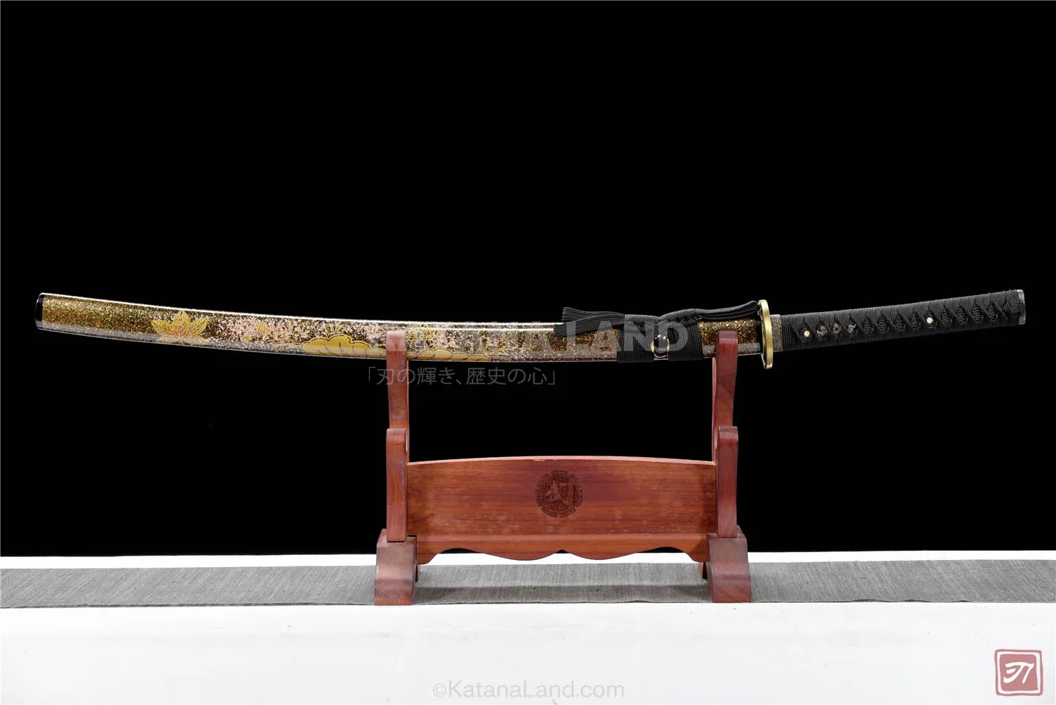 Agarwood Katana with Spring Steel Blade