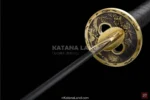 Elegant Agarwood Katana with Spring Steel Edge