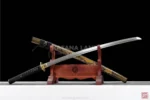 Spring Steel Samurai Sword with Bronze Finish