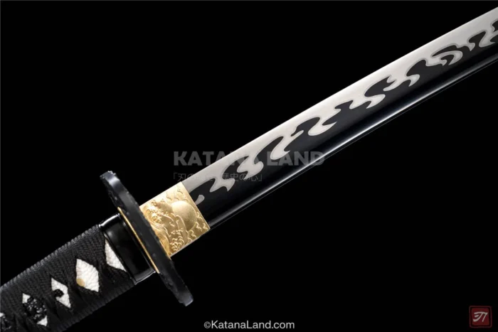 Stylish gray katana for collectors