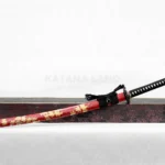 Sakura Prosperity Trio Katana with Damascus Steel Blade