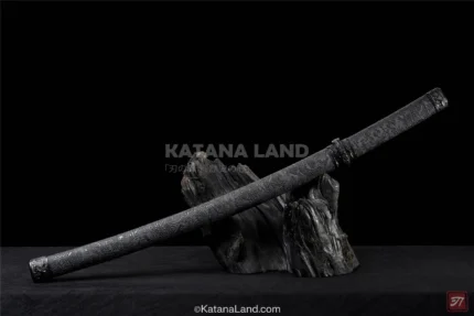 Raging Dragon's Secret Katana with Damascus Steel Blade