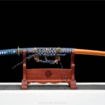 Kikawa Tachi katana sword with gold color