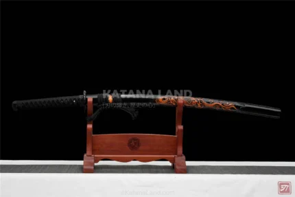 Kuroryuu Katana with spring steel blade