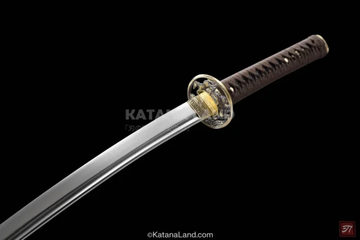 Black Blade Katana with Traditional Design