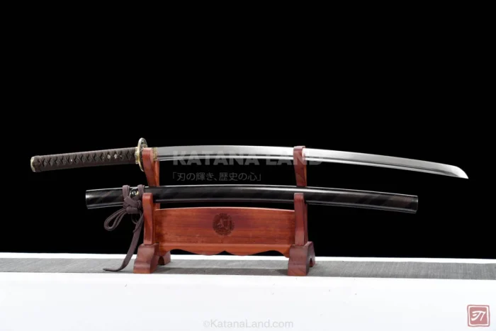 Black Samurai Katana with BO-HI