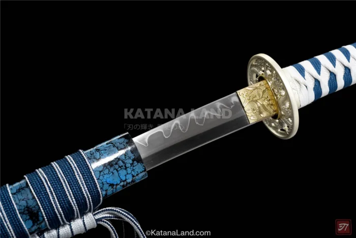 Durable T10 Steel Samurai Sword in Purple
