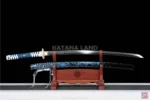 Purple Samurai Katana with Hamon