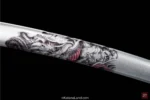 Silver-colored Blood-dragon Blade katana