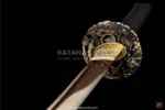 Stunning Hamon on silver katana