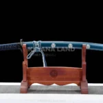 Raijin no Kiba Katana in purple with medium carbon steel blade