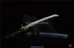 Premium quality purple katana with Damascus steel