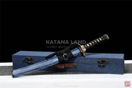 Seiryū Katana with Damascus steel blade
