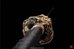 Traditional samurai katana with exquisite Hamon