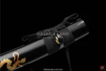 Beautifully Crafted Black Katana with T10 Steel