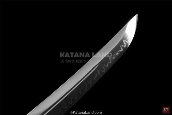 Black Blade Kinjiryu Katana with Traditional Hamon