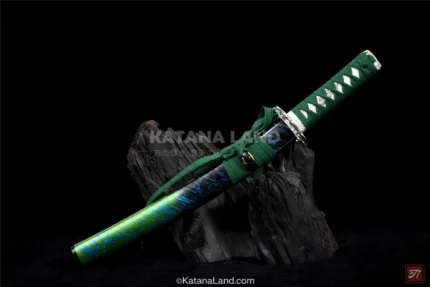 Jade Sabre Katana with T10 Steel Blade