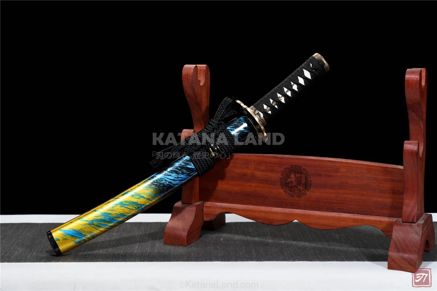 Celestial Steed Katana with Damascus steel blade