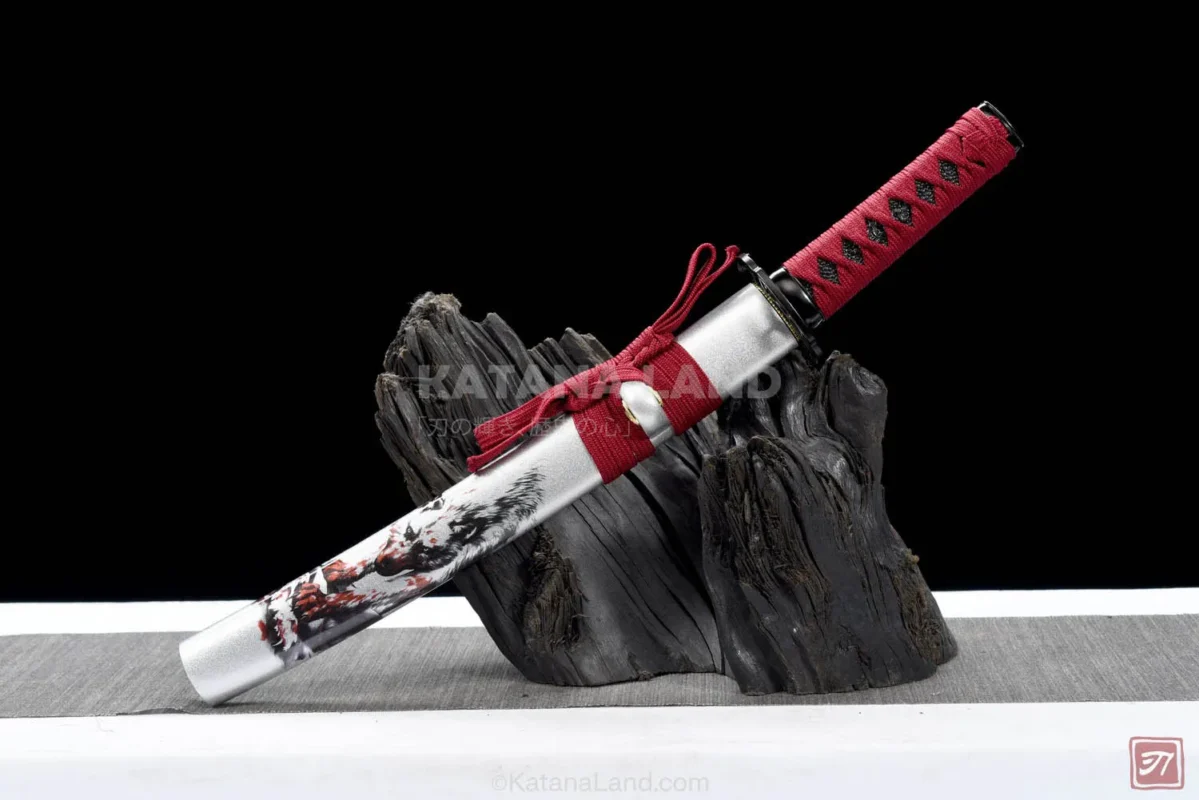 Ketsuryu Tenrō Katana with Medium Carbon Steel Blade