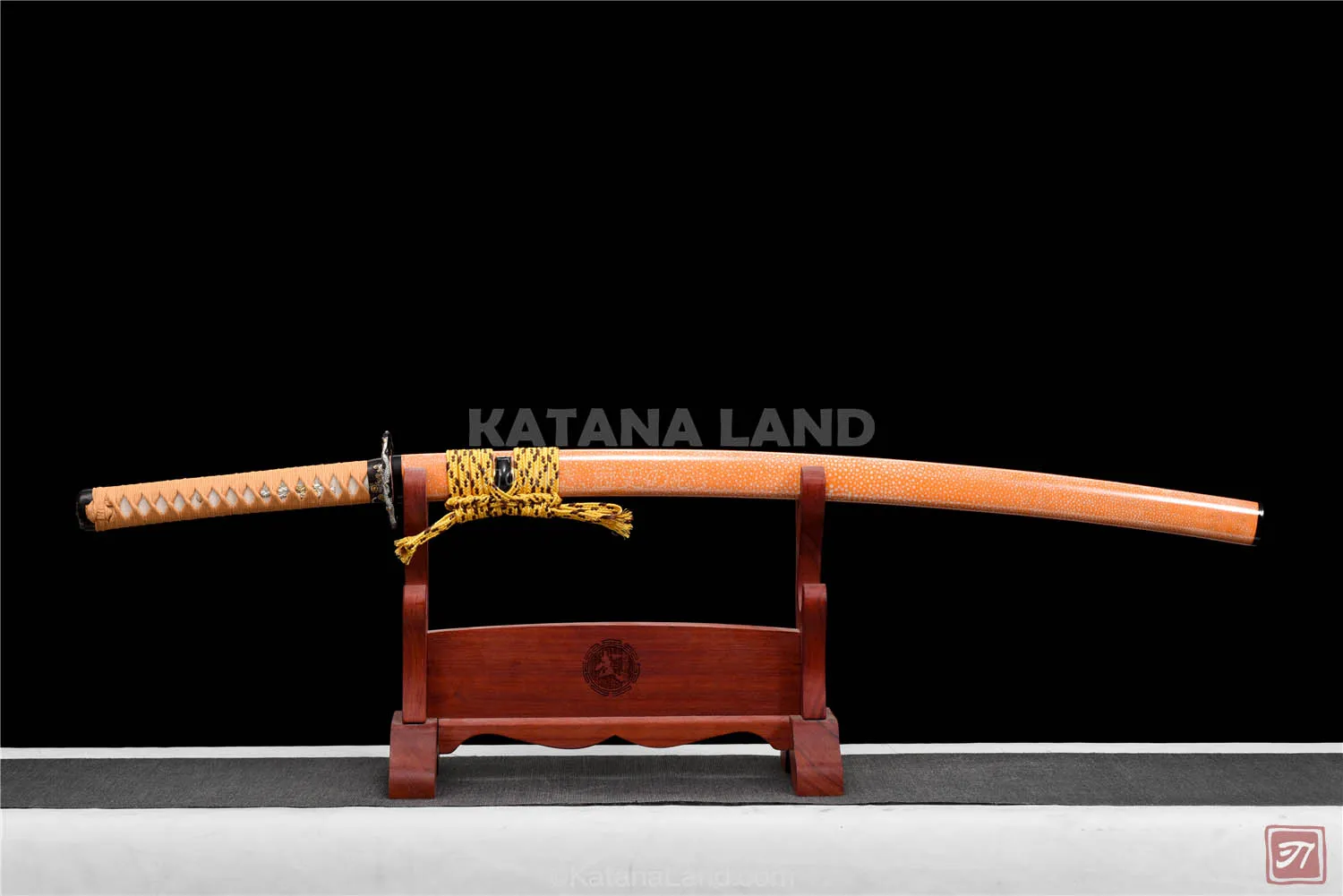 Orange Hamon Samurai Katana