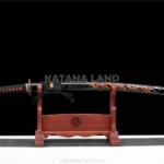 Crimson Dragon of the Waves katana with T10 steel blade