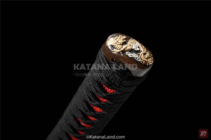 Stunning design of Crimson Dragon katana