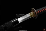 Stylish black katana swords for display