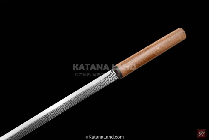 Stylish green katana for martial arts enthusiasts