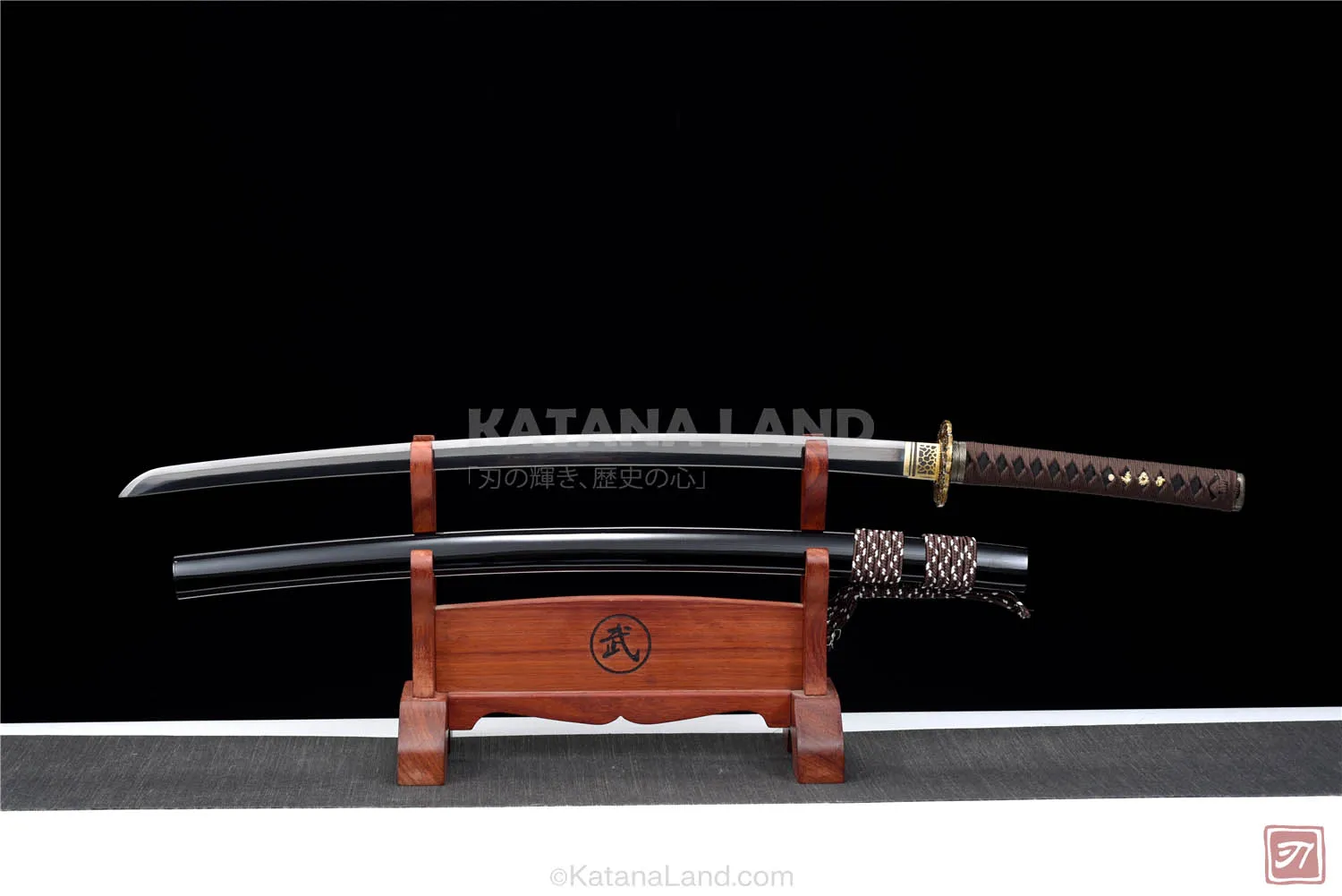 Black Samurai Katana with Unique Design