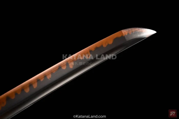 Black Blade Katana with Stunning Hamon