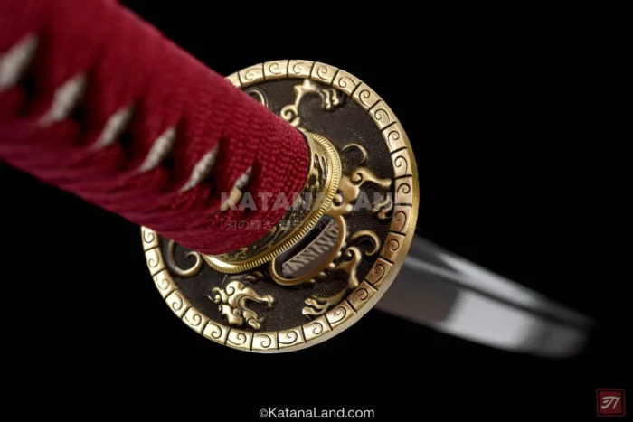 Traditional Samurai Sword - Crimson Dragon Spirit