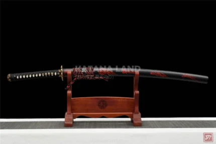 Crimson Blaze Katana with T10 Steel blade