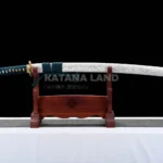 Shishin no Byakko Katana with Damascus steel blade
