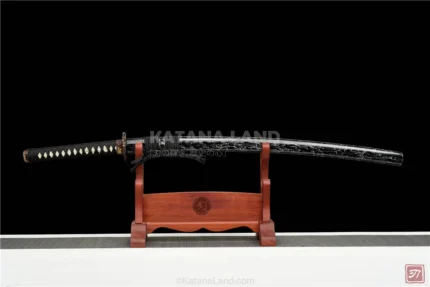 Mighty Dragon Katana with Damascus Steel Blade