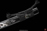 Damascus steel craftsmanship in Ryuu no Tabidachi sword