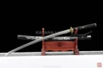 Handcrafted katana swords with unique Hamon pattern