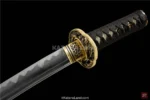 Authentic samurai katana with Hamon