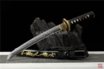 Black Hamon samurai katana