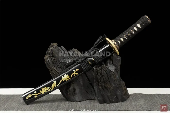Kaze no Tori Katana with Damascus steel blade