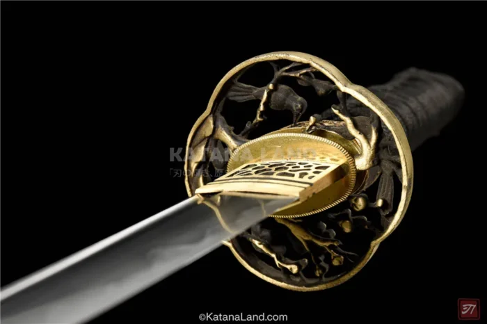 Stunning black katana for display