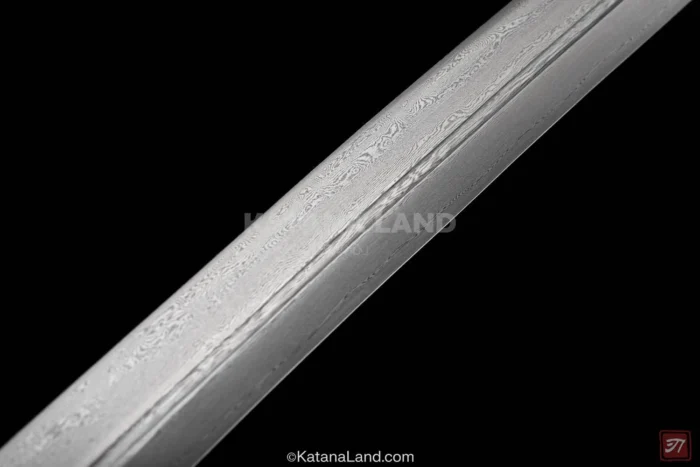 High-quality Damascus steel katana swords