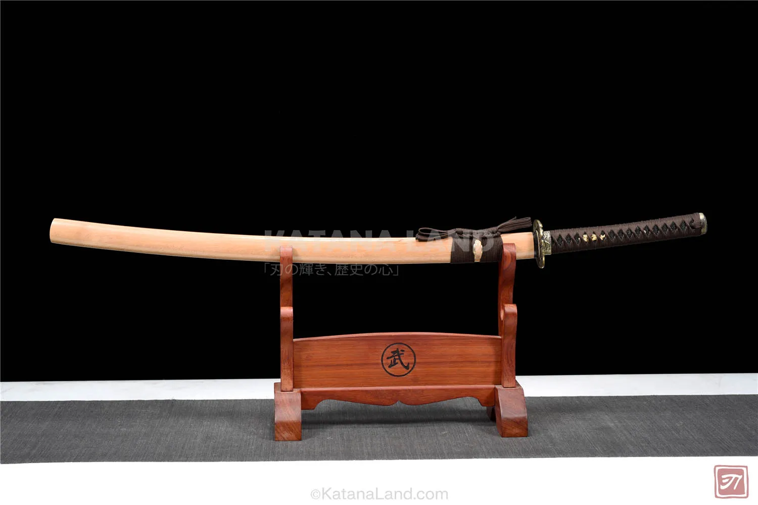 Kuroi Shinigami katana with manganese blade