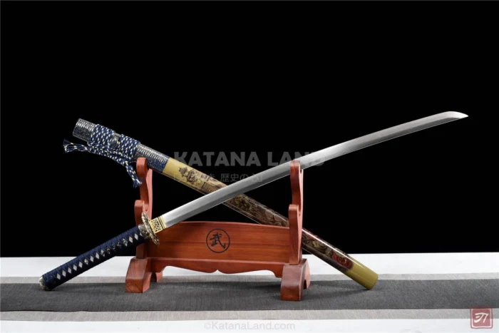High-Quality Damascus Steel Katana