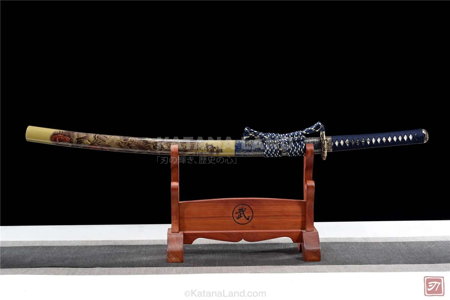 Ryūbushi Katana with Damascus Steel Blade