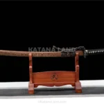 Ryuu no Yama katana with Damascus steel blade