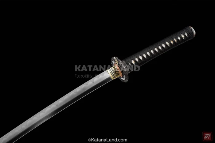 Unique green blade katana for display