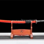 Purple Robe Dragon King Katana with Damascus Steel Blade