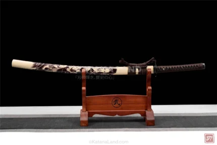 Kuzan Kanetada katana with manganese blade